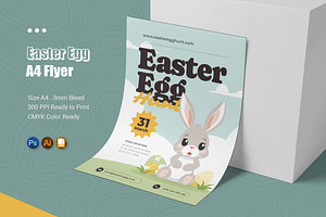 Easter Egg Hunt Flyer, a Flyer Template by Esensifiksi.studio