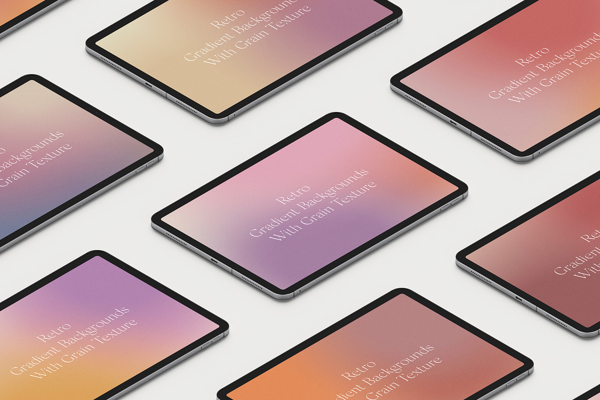 Retro Vintage Gradient Textures PS, an Object Graphic by Feel This (Photo 13 of 19)