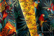 Jungle patterns & elements, a Pattern Graphic by Nadia Grapes (Thumbnail 5 of 6)