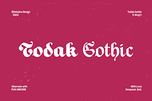 Todak Gothic - Blackletter Family