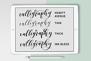 Calligraphy Procreate Brush Set, a Brush Add-On by Hewitt Avenue (Thumbnail 2 of 3)