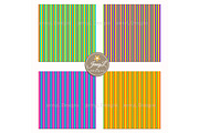 Bright Stripes Digital Papers, a Pattern Graphic by JennyL Designs (Thumbnail 2 of 8)