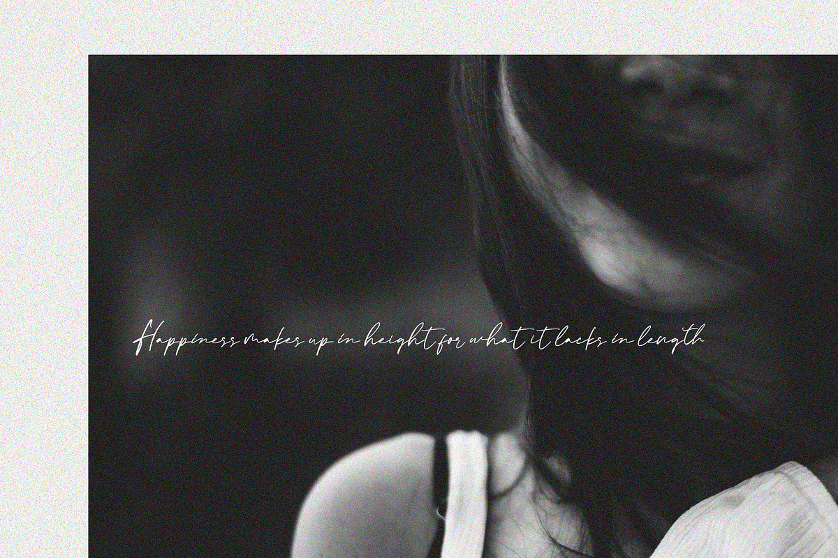 Ending Scene - Calligraphy Font preview 8