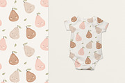 Cute pears Rose and Beige, a Pattern Graphic by Olena Kuznietsova (Thumbnail 4 of 10)