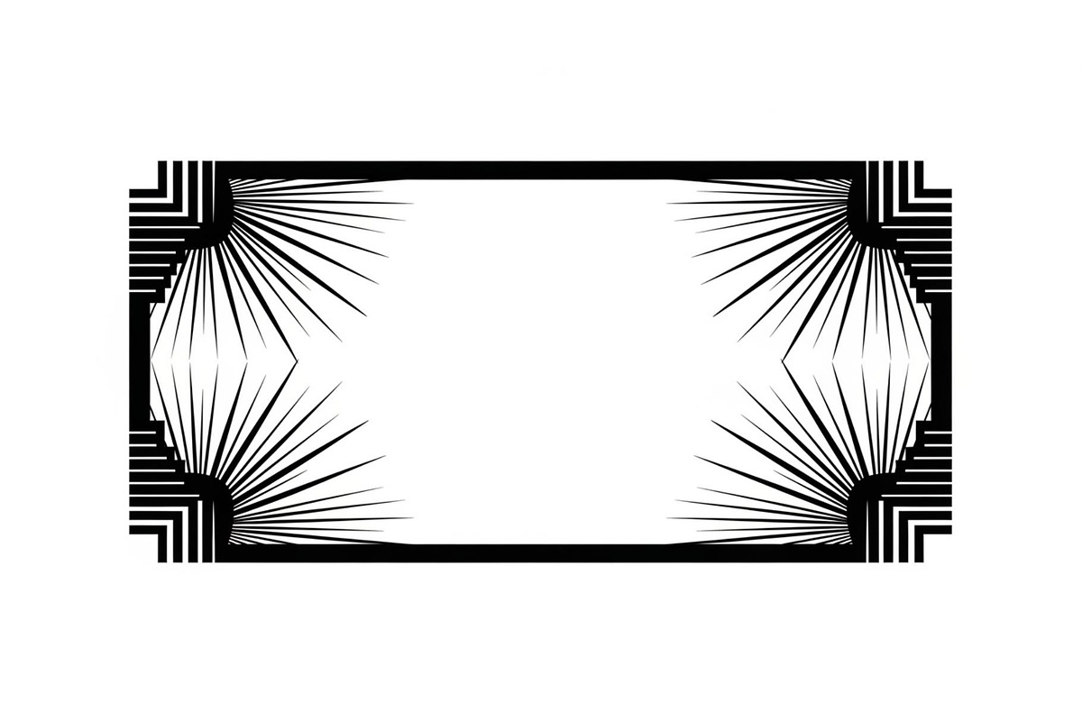 Art Deco Frame SVG Bundle, an Illustration by Creativeshirt (Photo 7 of 31)