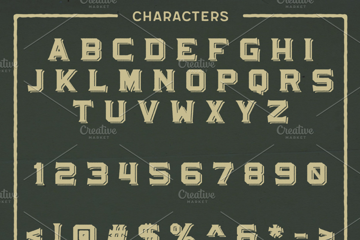 Martslock Typeface preview 3