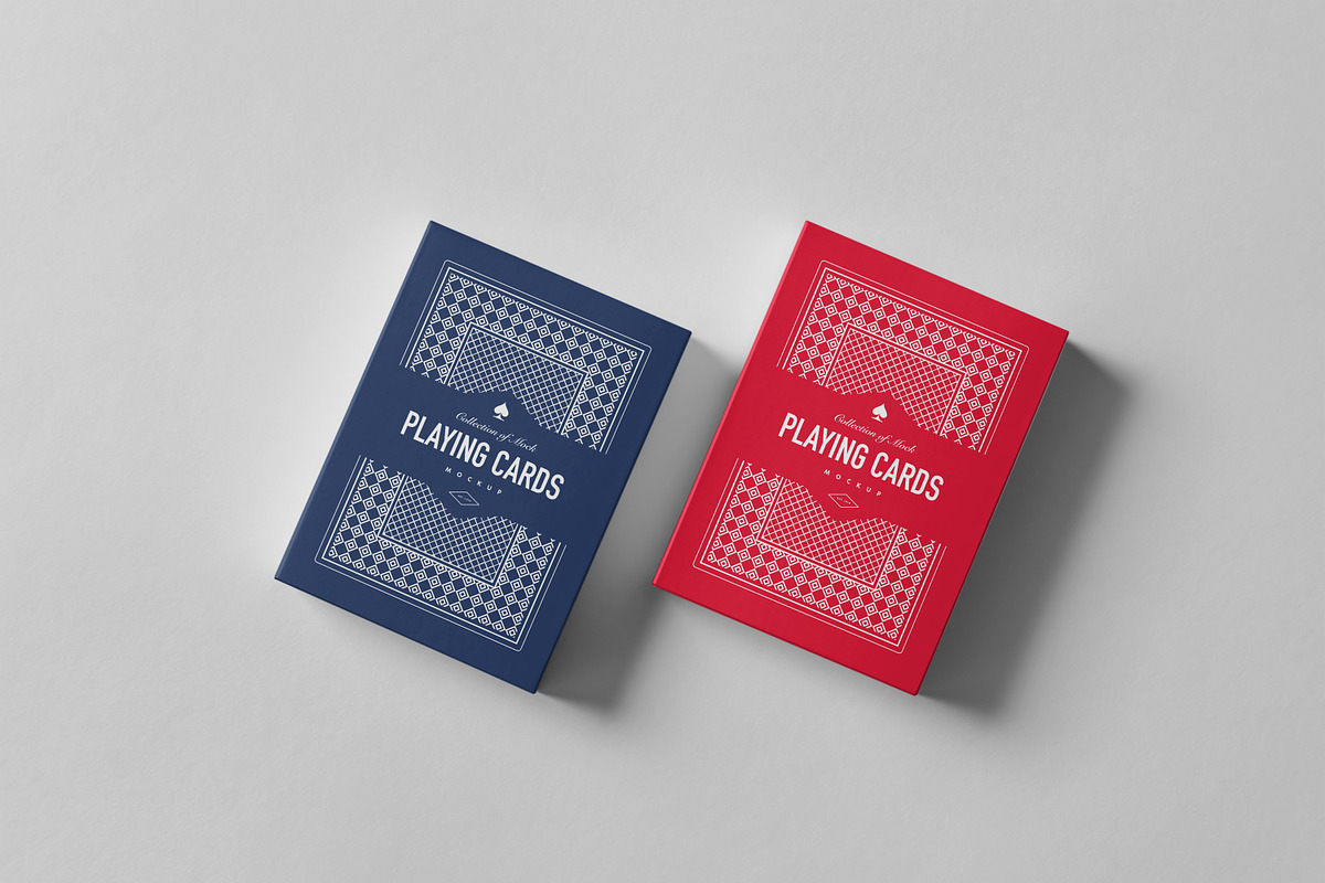 Playing Card Mock-up, a Merchandise Mockup by Yogurt86 (Photo 8 of 11)
