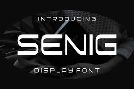 Senig - Tech Display Font