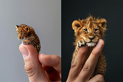 Miniature animals - 87 images, an Animal Photo by Handmadefont (Thumbnail 9 of 10)