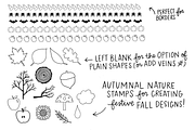Procreate Autumn Shapes Set, a Brush Add-On by Positively Present (Thumbnail 9 of 10)