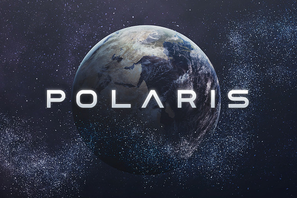 Polaris - Futuristic Font preview 8