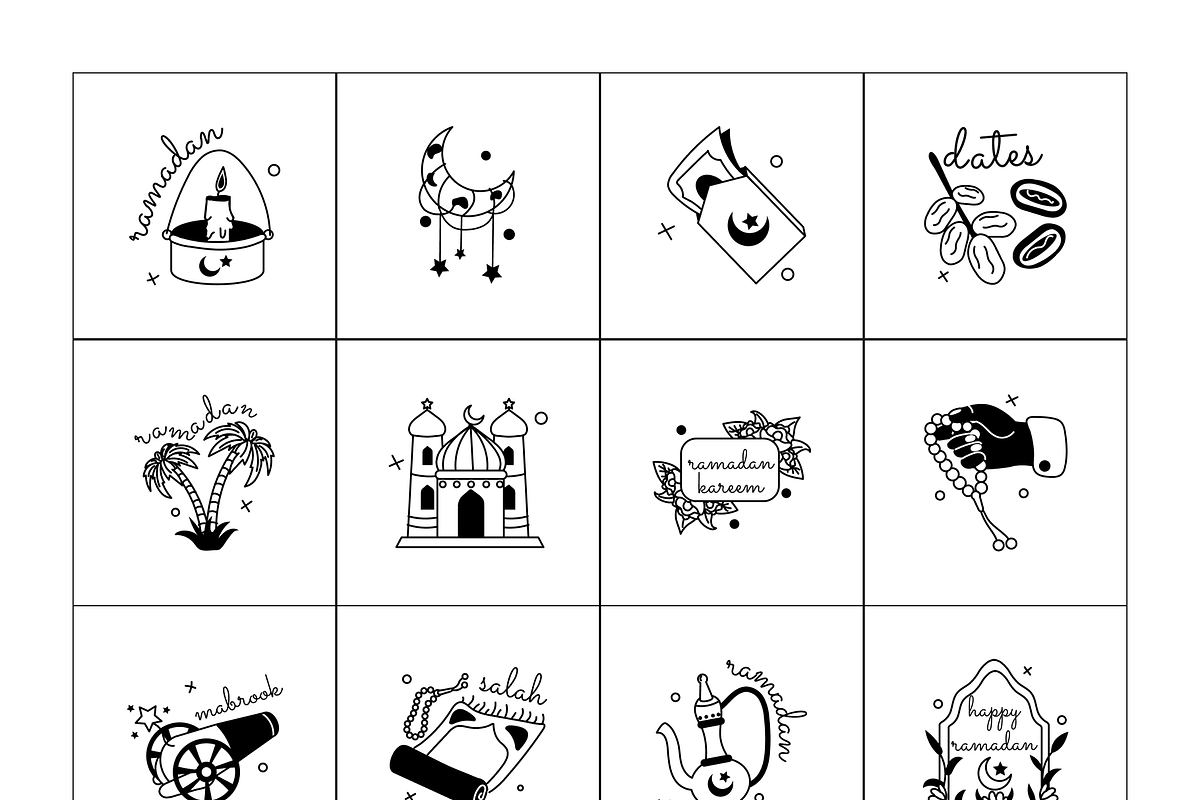 Ramadan Designs Bundle, an Emoji Icon by Prosymbols (Photo 11 of 15)