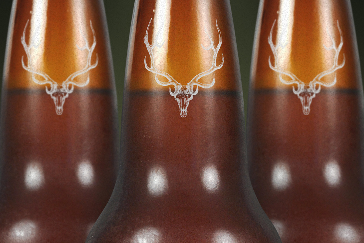 Limited Dark Amber Mock-Up, a Cups & Container Mockup by Palm Street Creative (Photo 3 of 4)