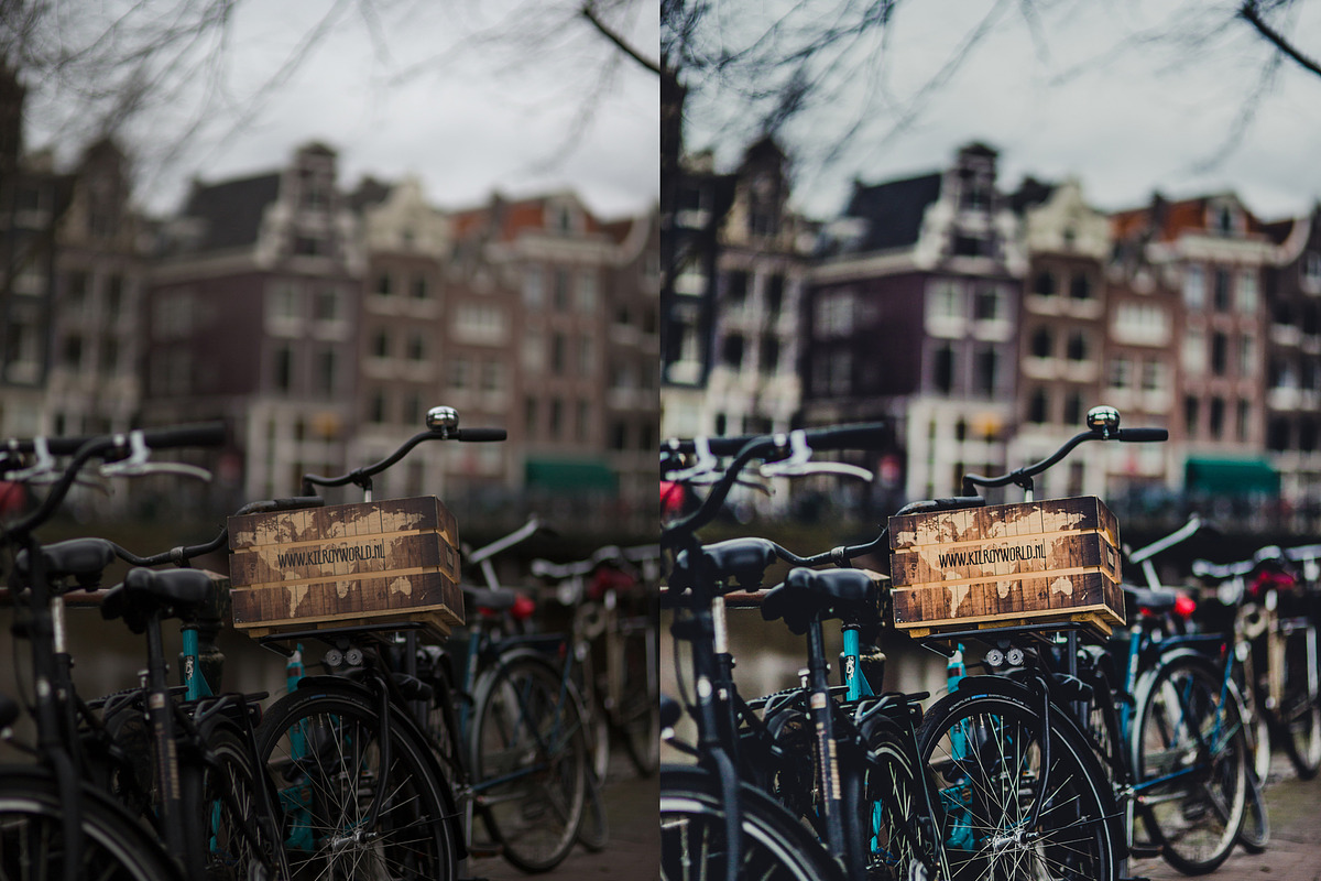 AMSTERDAM- 9 Lightroom Presets, an Action Add-On by Graphics, Presets, Photos (Photo 3 of 8)