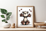 Whimsical Winter Animals Clipart, an Illustration by designcity5 (Thumbnail 3 of 5)
