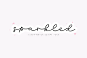 Sparkled | Handwritten Script Font, a Script Font by KA Designs (Thumbnail 1 of 10)