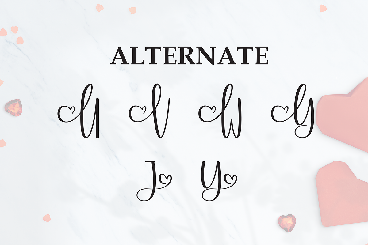 Valentine February | Script Font, a Script Font by Scratchones (Photo 8 of 9)