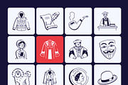 English Doodle Icon, an Outline Icon by Vectors Market (Thumbnail 7 of 8)