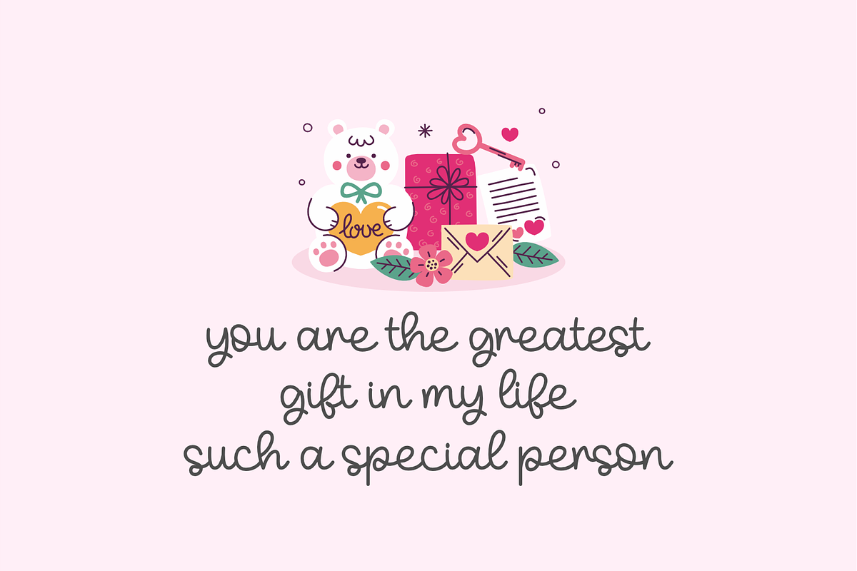 Magic Heart - Valentines Font, a Handwritten Font by Keithzo (Photo 4 of 7)