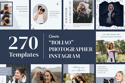 Bolari Canva Social Media Templates, a Social Media Template by VeliusCreativeStudio