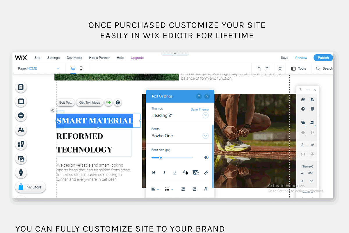 Wix Ecommerce Website Template | KIM, a Wix Template by Design Unique (Photo 9 of 10)