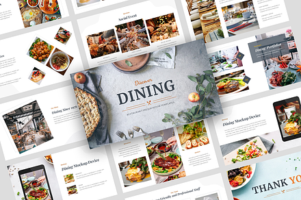 RESTAURANT - Powerpoint Template | Presentation Templates ~ Creative Market