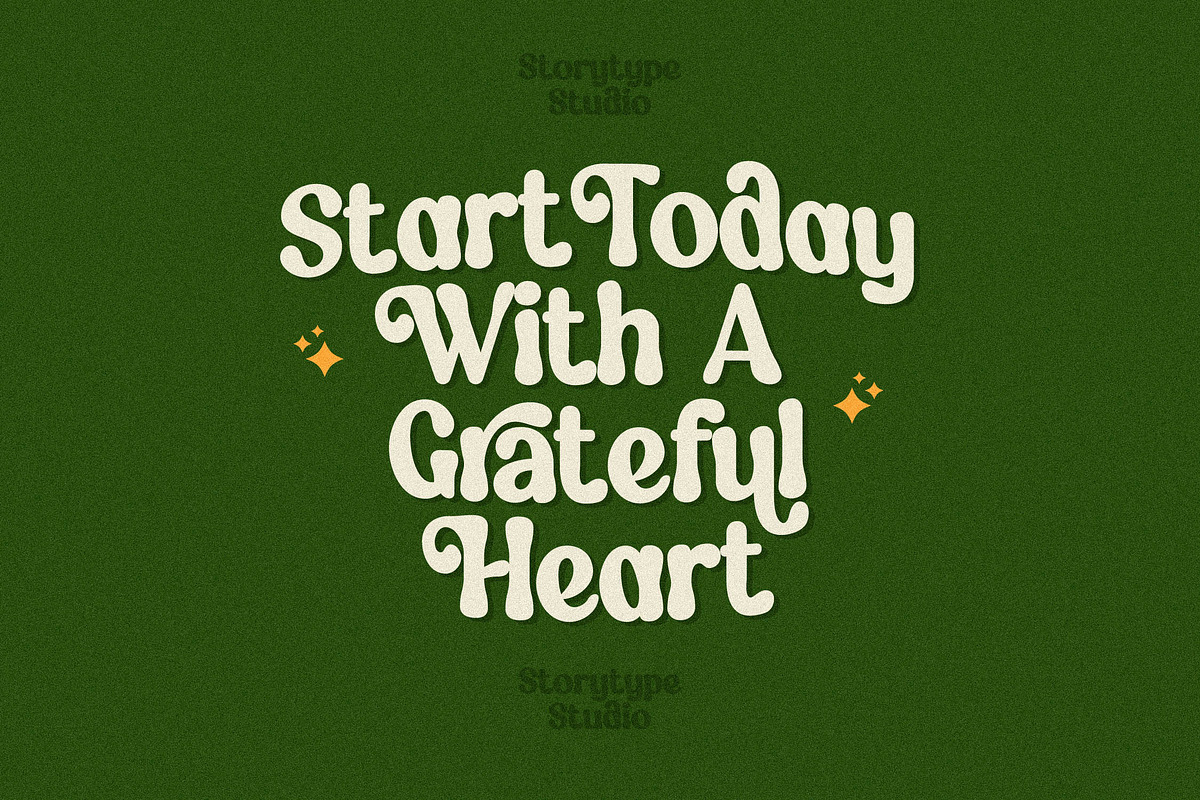 Muloka Kerash Chunky Retro Font, a Sans Serif Font by Storytype Studio (Photo 6 of 15)
