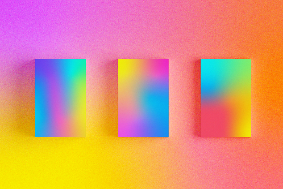 20 Abstract Neon Gradients, a Texture Graphic by le-genda