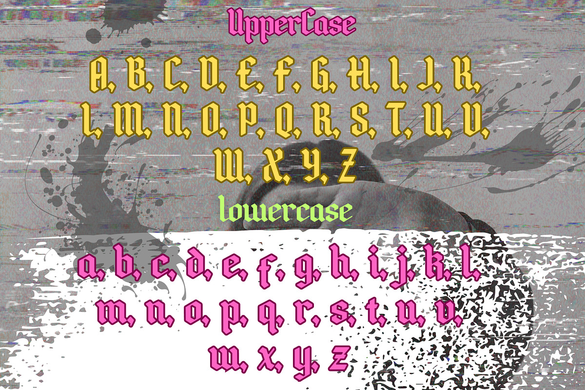 RebelRune - Rounded Blackletter Font, a Blackletter Font by PaperMoon (Photo 3 of 4)