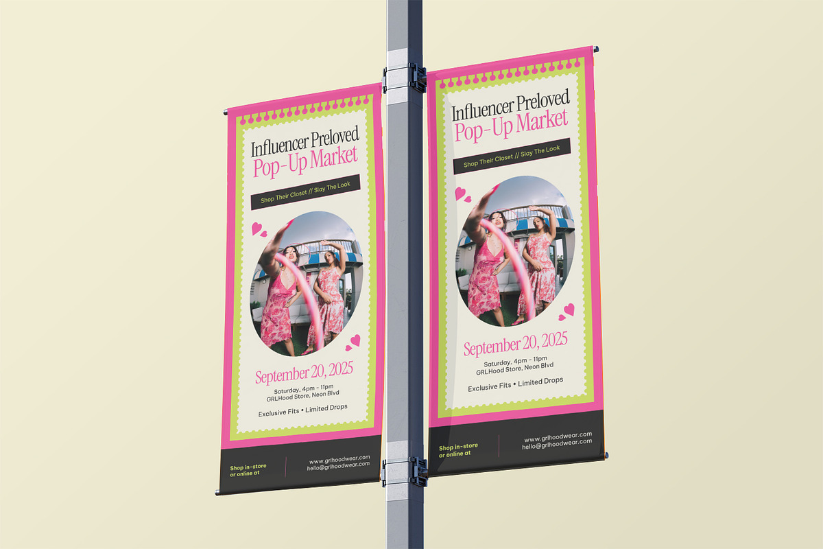 GRLHood - Flag Banner preview 2