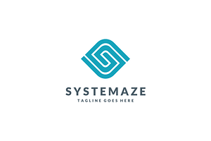 Letter S Maze Tech Logo Design, a Branding & Logo Template by yopie