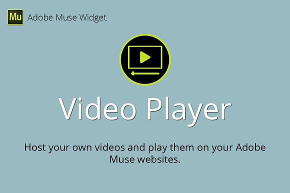 Video Player Adobe Muse Widget preview 6