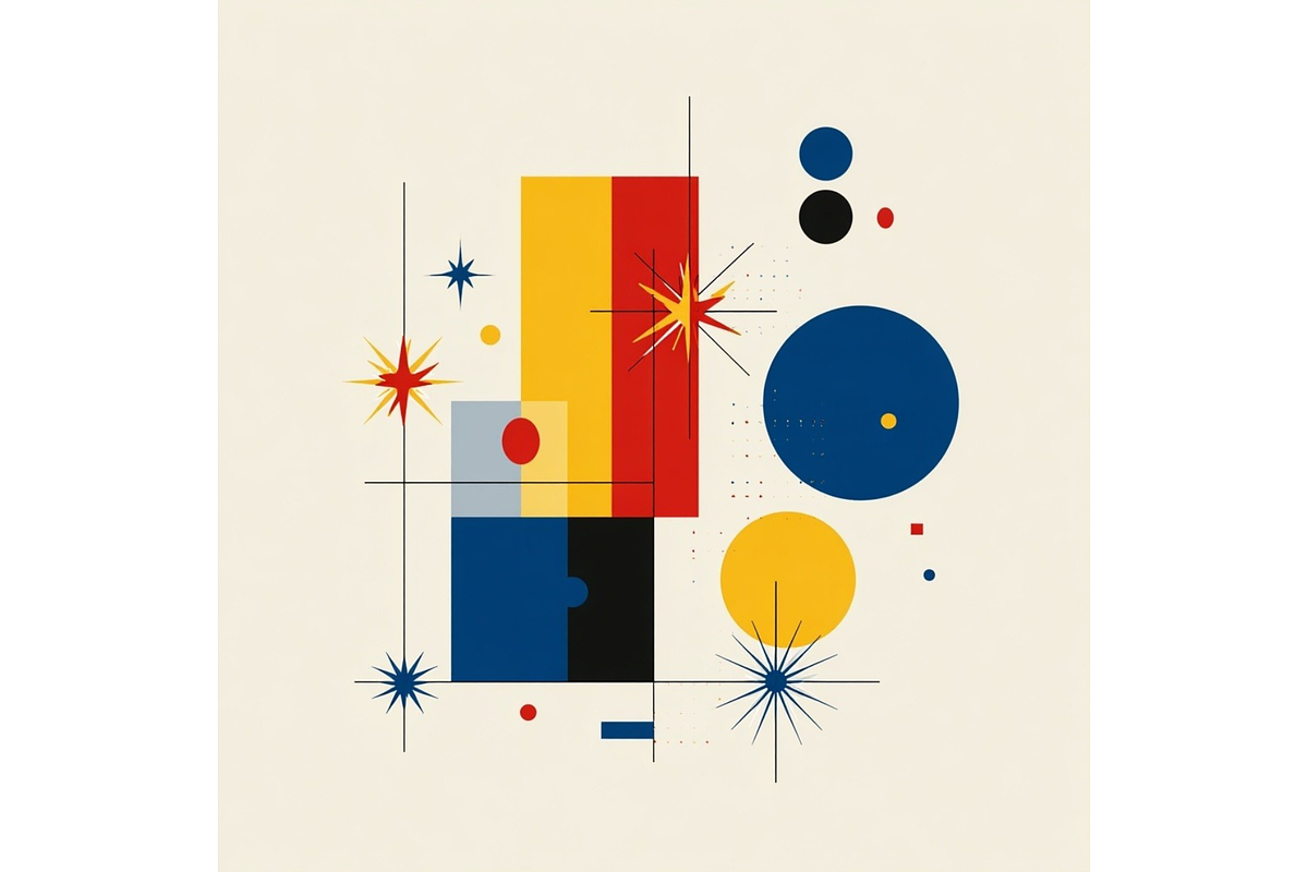 Prompt Modern Abstract Design Shapes, a Decorative Illustration by Creative design (Photo 7 of 7)