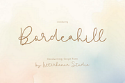 Bordeahill Font, a Handwritten Font by Letterhanna Studio (Thumbnail 1 of 13)
