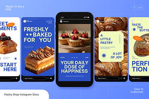 Pastry Shop Instagram Story, a Social Media Template by Annora Studio