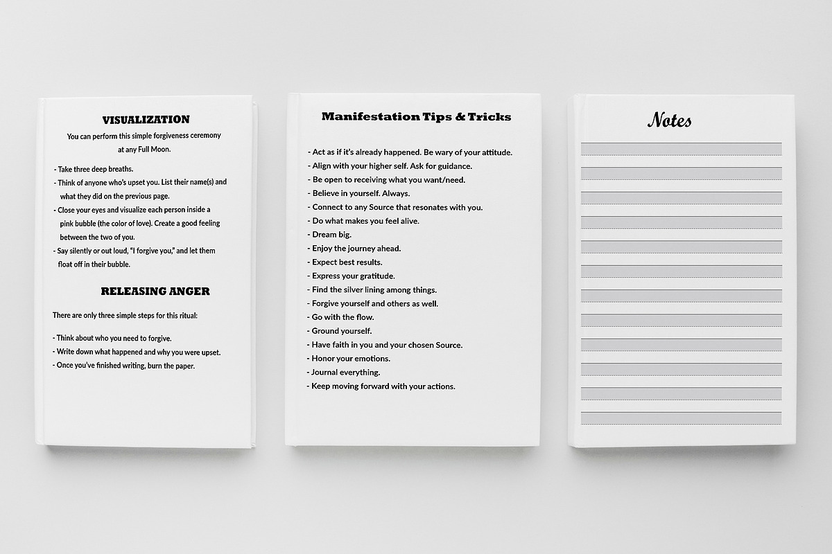 Moon And Astrology Planner, a Stationery Template by obayes (Photo 7 of 7)