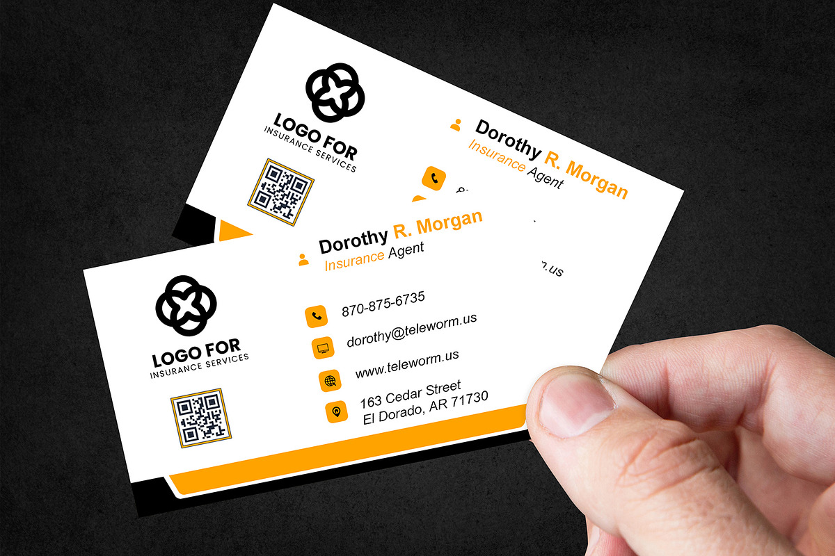 Freelancer PSD Business Card Template preview 3