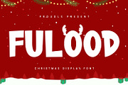 Fulood Display Font Christmas, a Sans Serif Font by Maulana Creative (Thumbnail 1 of 7)