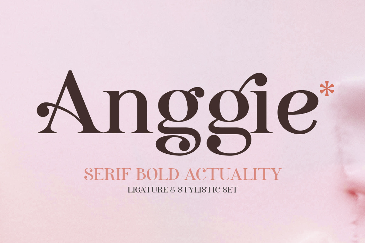 Anggie Display, a Serif Font by Gatype (Photo 1 of 11)
