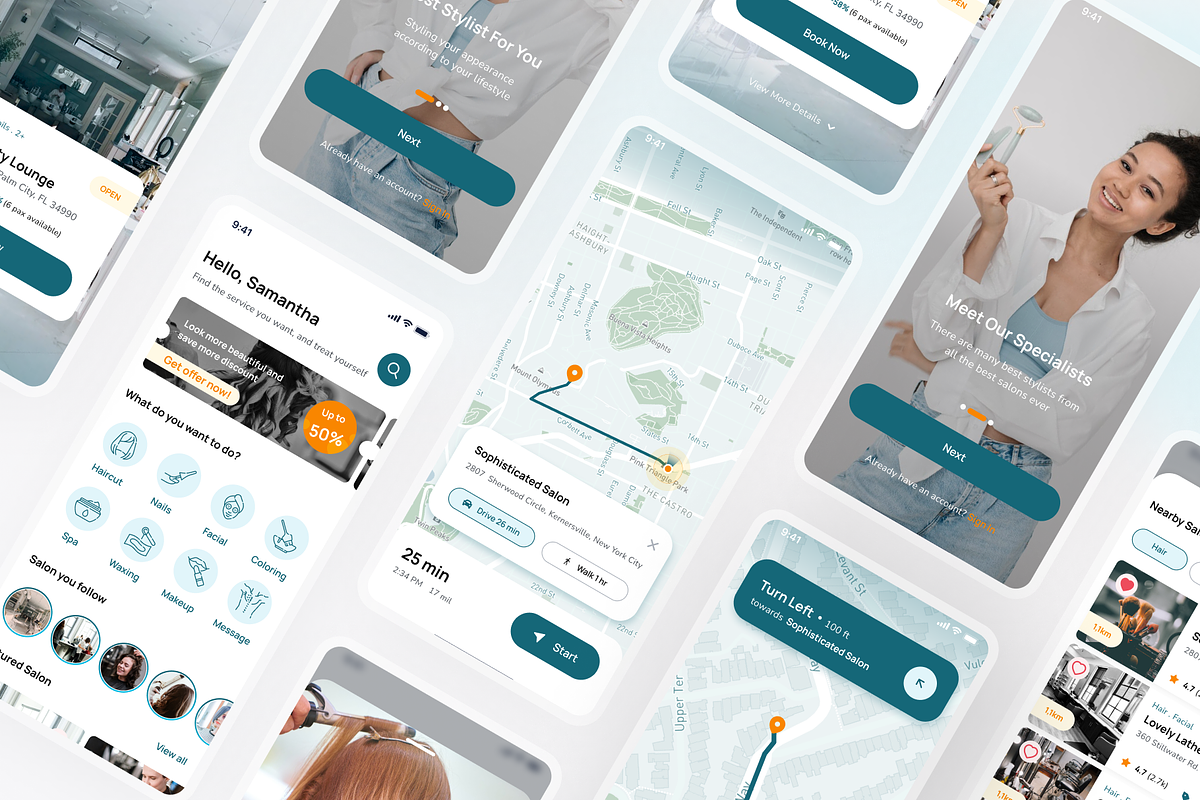 Beautilly - Salon & Beauty UI Kit, an UI Kit Template by dhuhacreative (Photo 6 of 8)