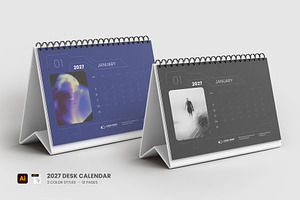 2027 Desk calendar