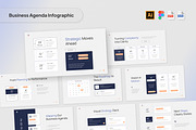 Business Agenda Infographic, a Presentation Template by Antstheme (Thumbnail 1 of 2)