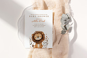 Leo - Baby Shower Invitation, an Invitation Template by CinderHeart Designs (Thumbnail 1 of 3)