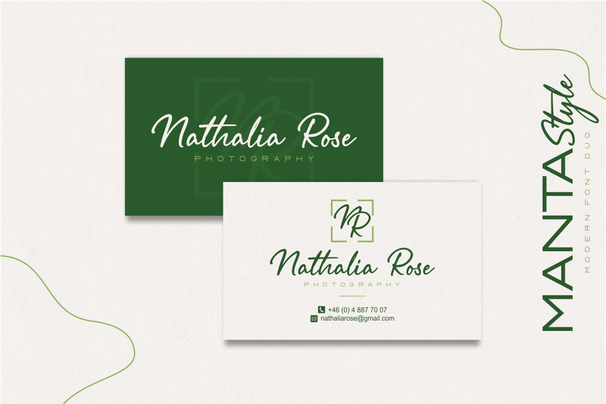 Manta Style Modern Font Duo, a Sans Serif Font by Vilogsign (Photo 6 of 9)