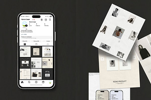 Róhe | Social Media Template Canva, a Social Media Template by Graphpexel