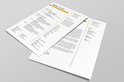 Resume/CV, a Resume Template by Creatune (Thumbnail 3 of 4)