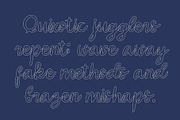 CS Danica Dashed, a Script Font by Craft Supply Co. (Thumbnail 4 of 8)