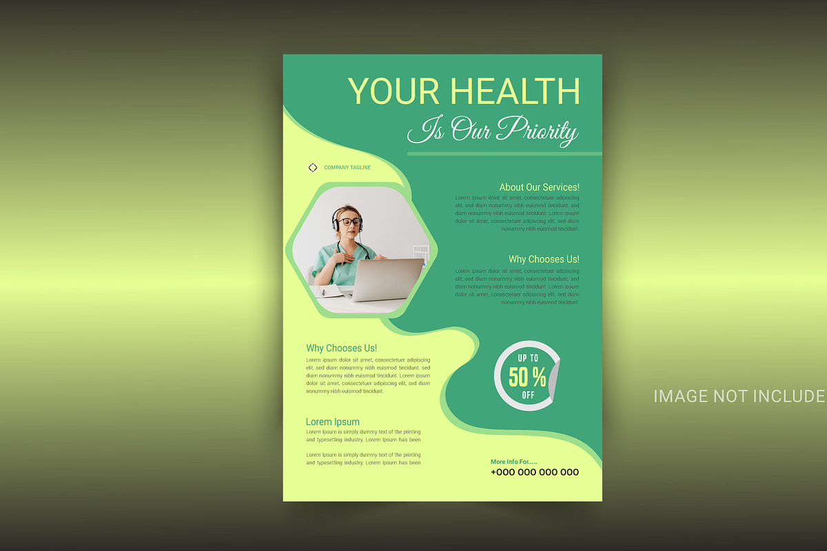Dental Care Flyer Template preview 3
