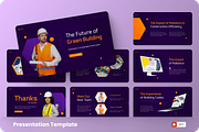 Skyscraper - Construction PowerPoint, a Presentation Template by GraphauseProject (Thumbnail 1 of 6)