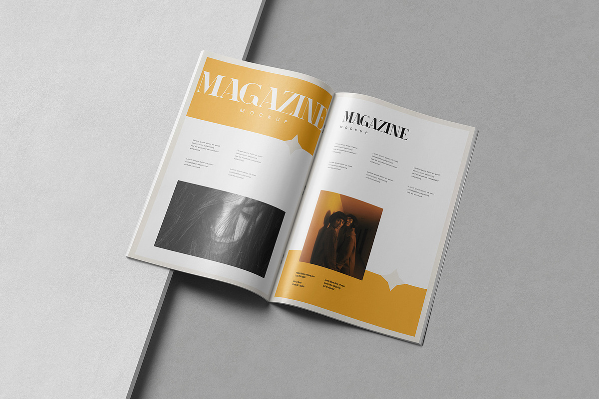 Premium Magazine Mockups, a Product Mockup by DesignNeutrons (Photo 7 of 8)